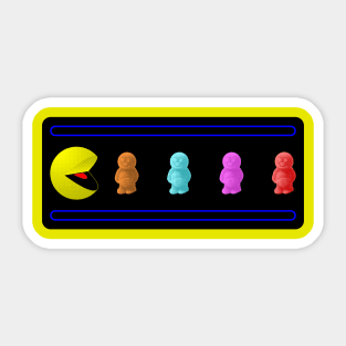 Pac Man's Sweet Tooth Sticker